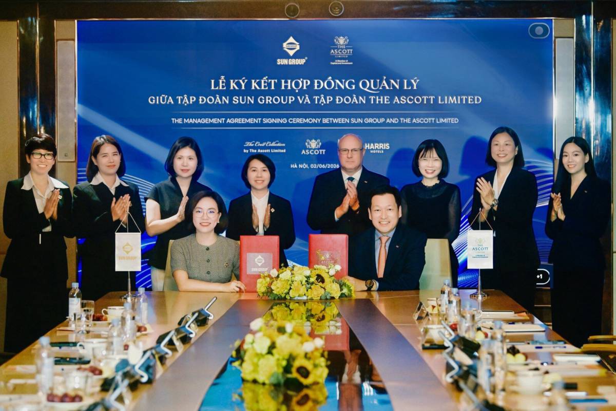 Sun Group thổi bùng sức sống Nam Đảo với các thương hiệu lưu trú từ Singapore: The Ascott, lyf và Harris
