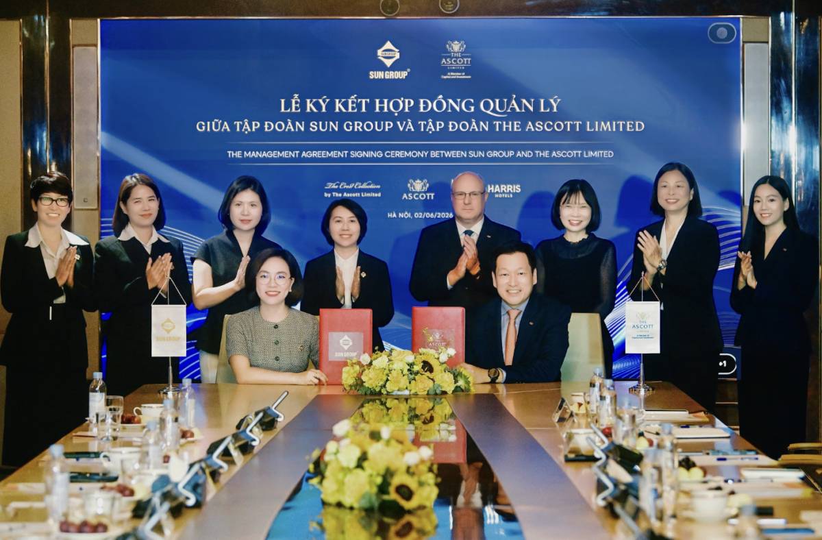 Sun Group đưa Ascott, lyf & Harris đến Nam Đảo, đón đầu xu hướng khách quốc tế lưu trú dài ngày tại Phú Quốc
