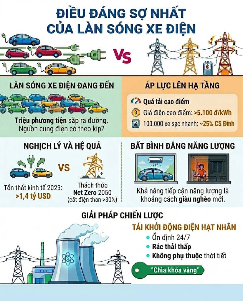 Điều đáng sợ nhất của làn sóng xe điện