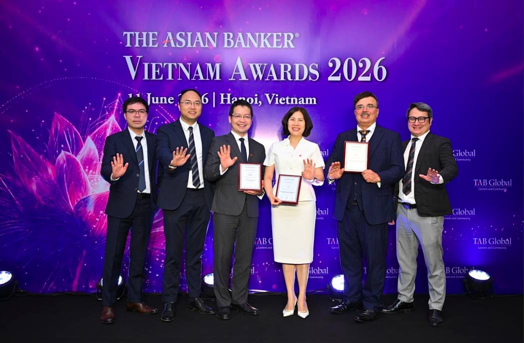 VPBank nhận 3 giải thưởng ngành ngân hàng tại giải thưởng The Asian Banker