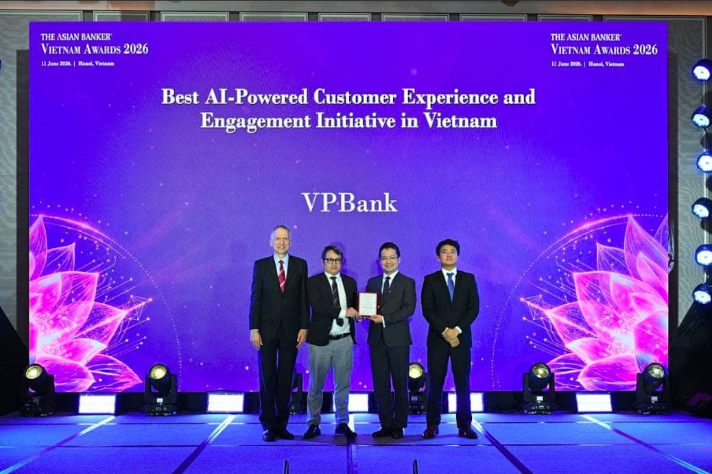 VPBank nhận 3 giải thưởng ngành ngân hàng tại giải thưởng The Asian Banker