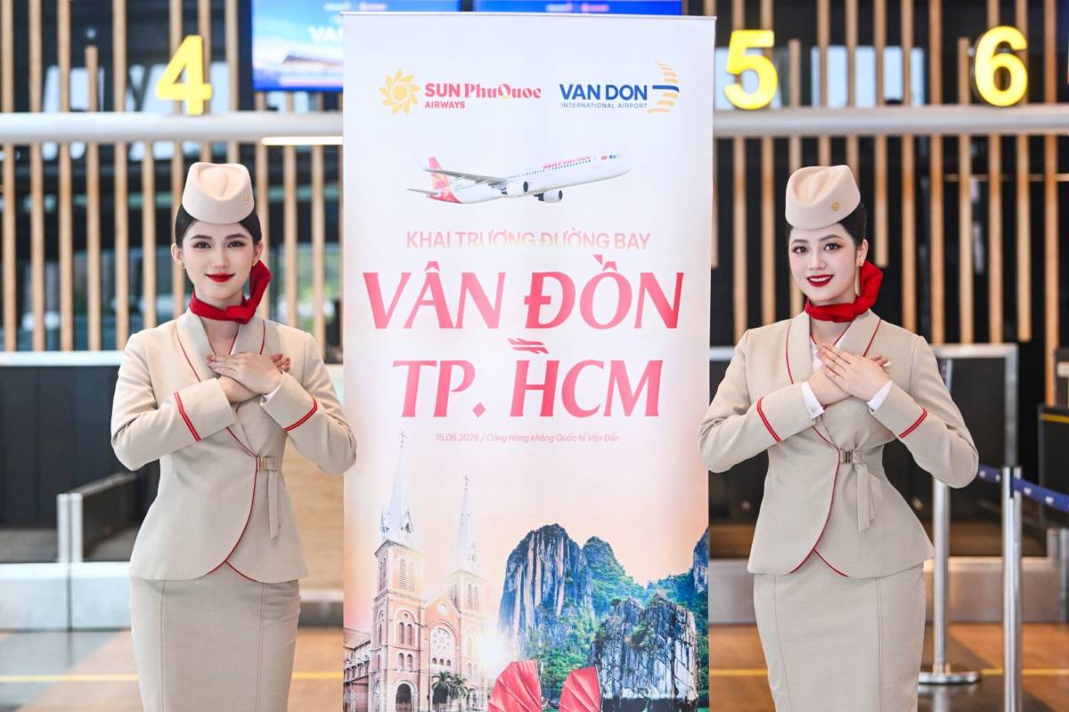 Sun PhuQuoc Airways khai trương đường bay TP.HCM - Vân Đồn, mở thêm đặc quyền trong hệ sinh thái Sun Group