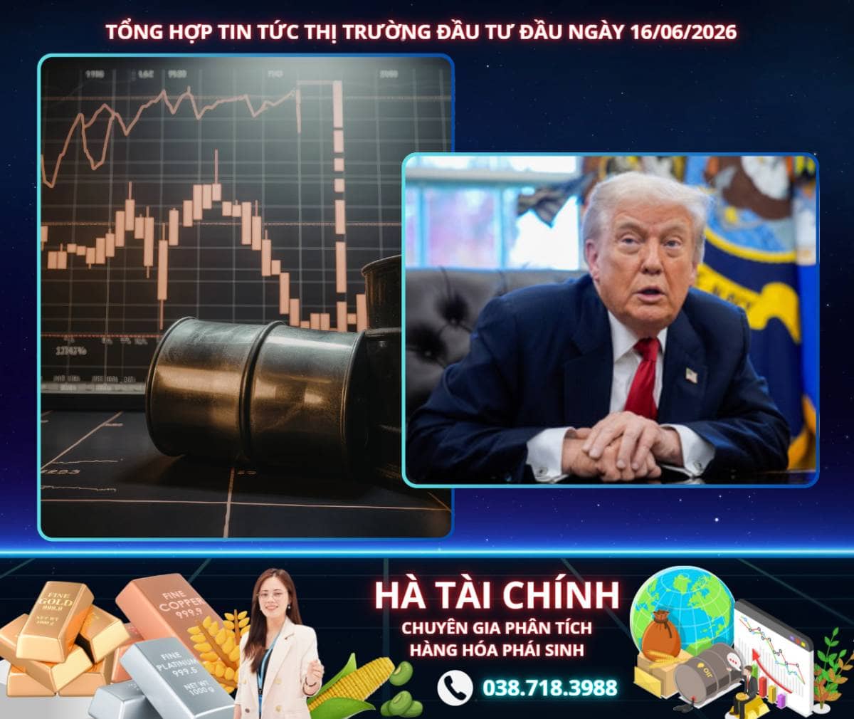 Tổng hợp tin tức thị trường đầu tư đầu ngày 16/06/2026