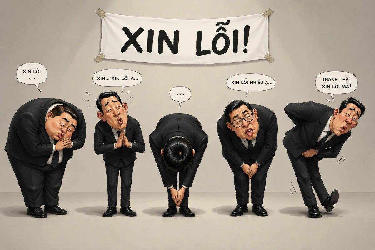 Xin lỗi, từ chức đôi khi là hành động dễ dàng nhất cho một sai lầm mang tính hệ thống. Các công ty Nhật  ...