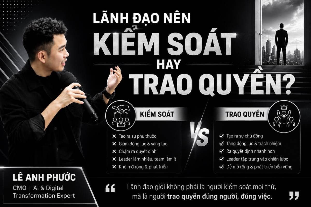 Lãnh đạo nên kiểm soát hay trao quyền?