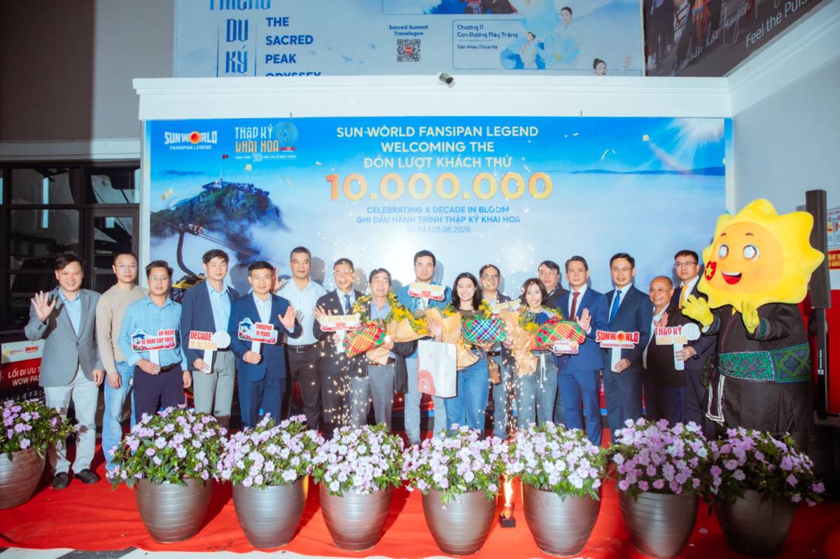 Sun World Fansipan Legend chính thức chào đón vị khách thứ 10 triệu