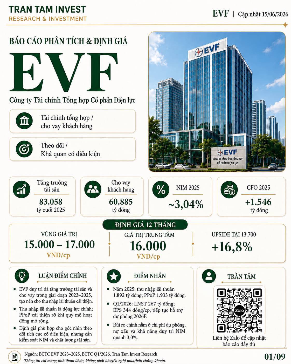 EVF – Báo cáo phân tích & định giá cổ phiếu 2026