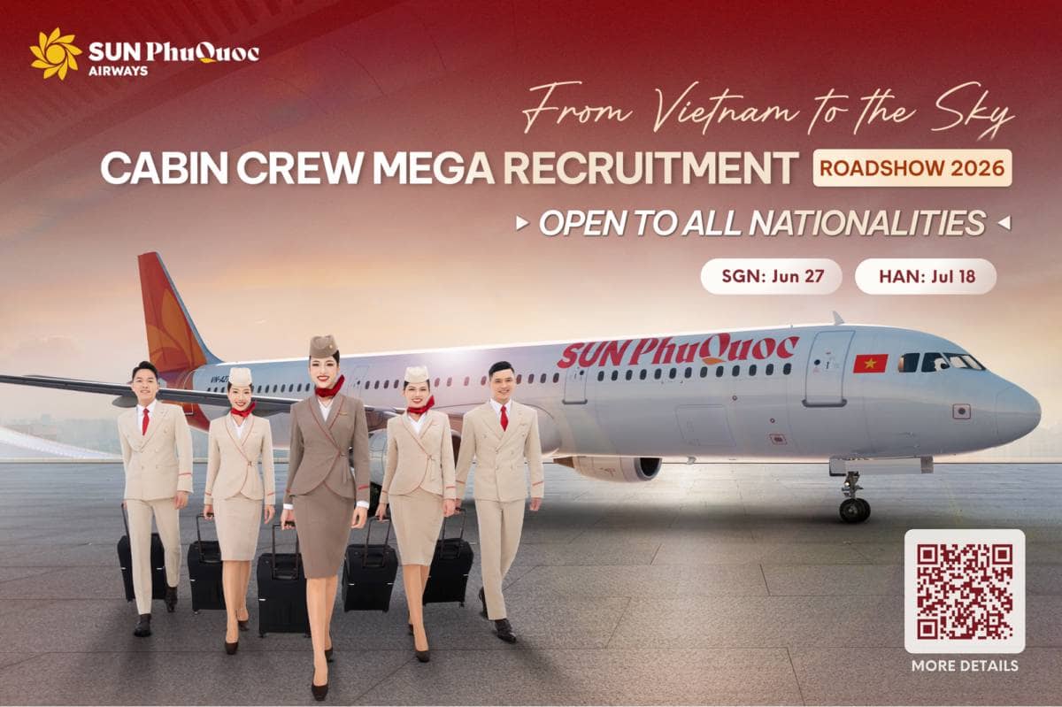 Vì sao Sun PhuQuoc Airways thành "bến đỗ" mơ ước của tiếp viên hàng không toàn cầu?