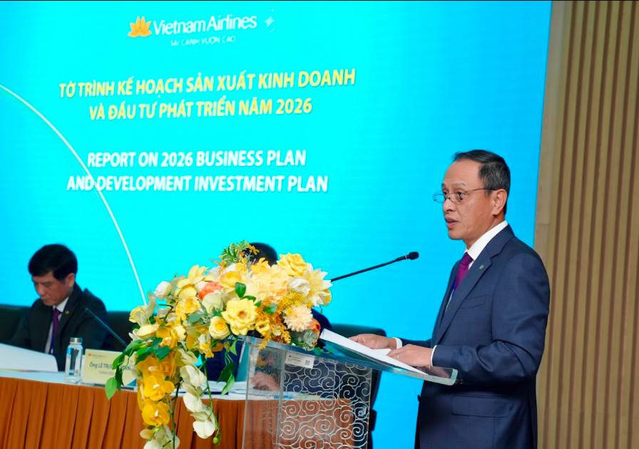 Đại hội đồng cổ đông thường niên năm 2026: Vietnam Airlines đặt mục tiêu doanh thu 138.899 tỷ đồng