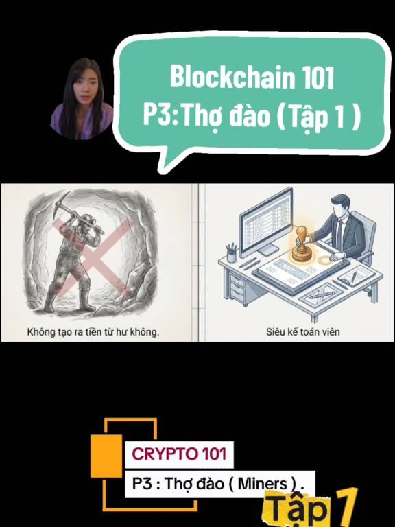 Blockchain 101 -P3: Thợ đào ( Tập 1 )  #crypto #bitcoin #btc #tienmahoa #thienphuccrypto 