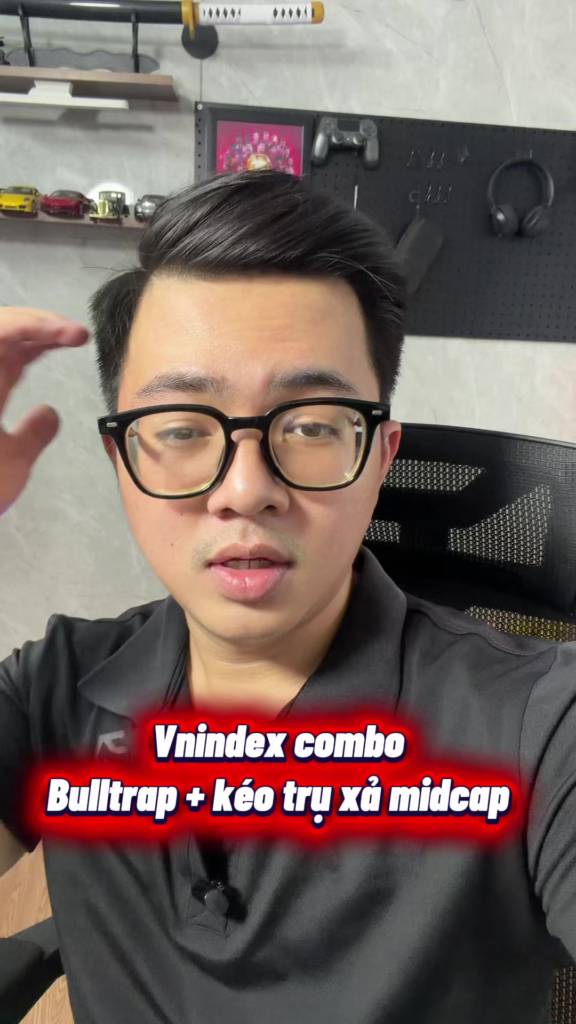 Vnindex bulltrap + kéo trụ 13/4