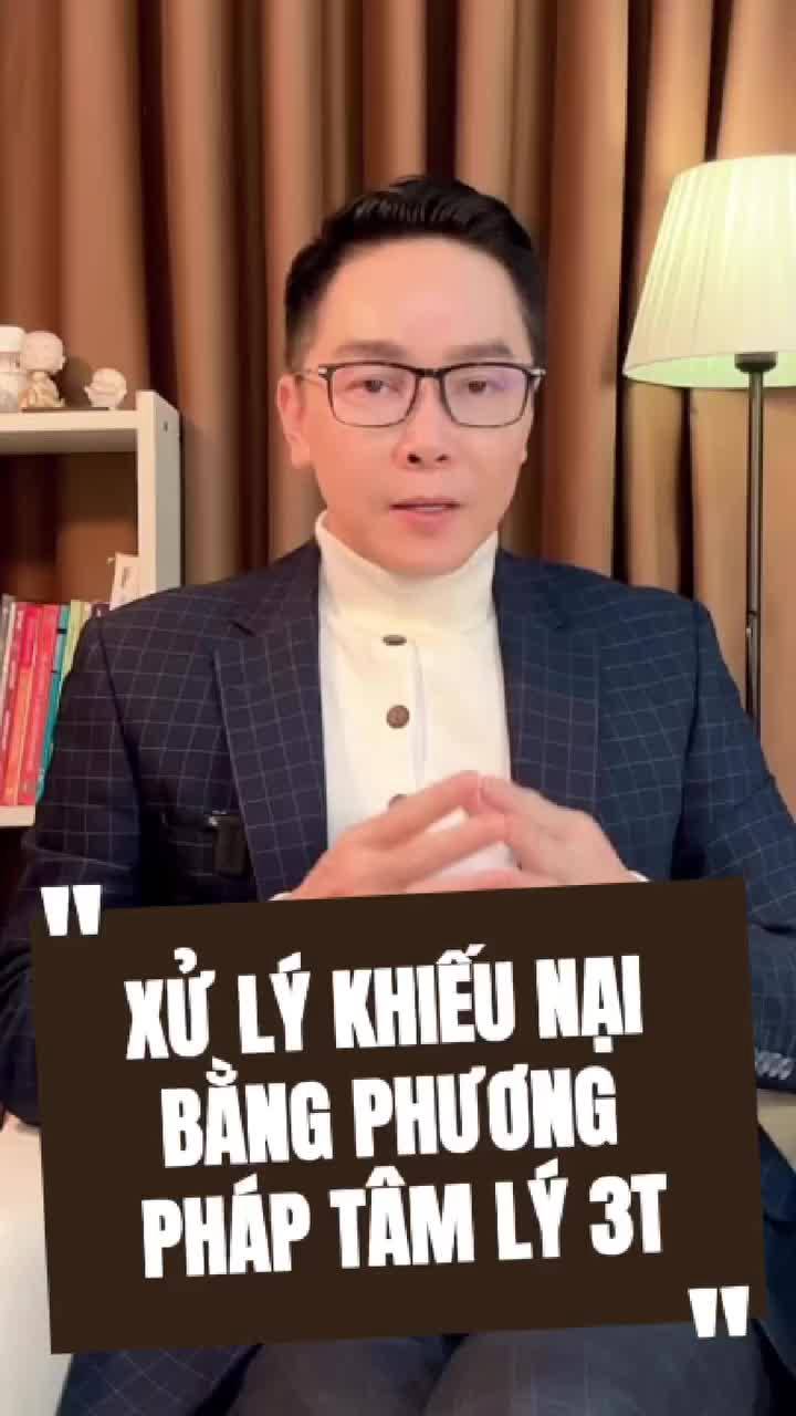 Mỗi ngày 01 bài học: xử lý khách hàng giận dữ bằng phương pháp 3T