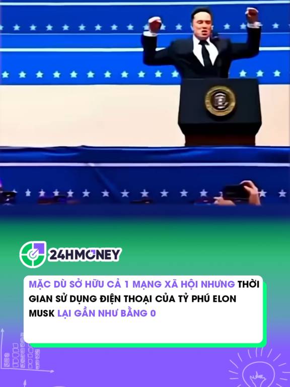 Bất ngờ với thời gian sử dụng điện thoại của Elon Musk