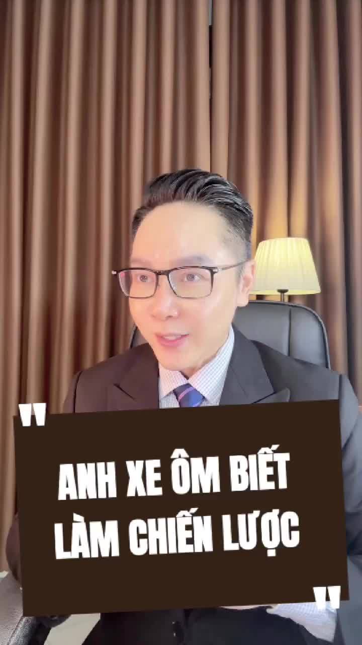 Bài học từ anh xe ôm