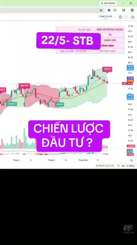 22/5- STB CHIẾN LƯỢC ĐẦU TƯ ?