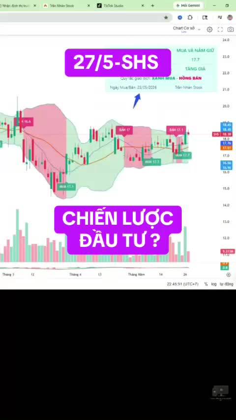 27/5- SHS CHIẾN LƯỢC ĐẦU TƯ ?