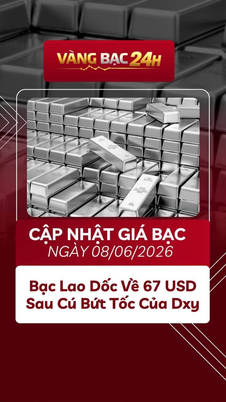📢 Cập Nhật Giá Bạc Ngày 08/06/2026