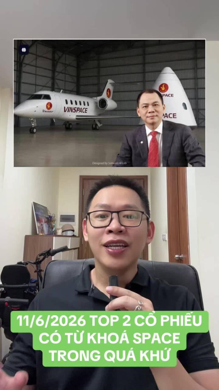 Top 2 cổ phiếu có từ khóa space trong quá khứ