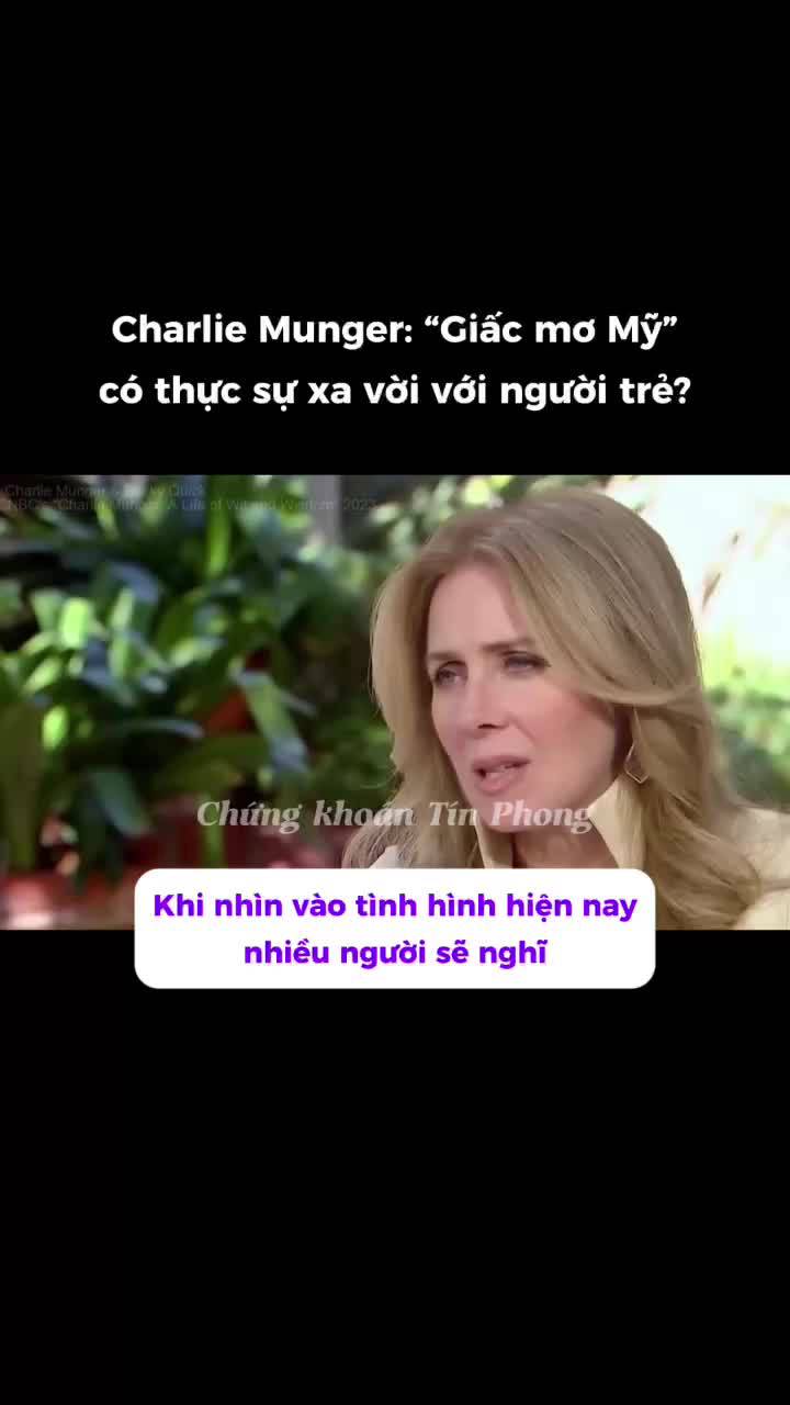 Charlie Munger: "Giấc mơ Mỹ" có thực sự xa vời với người trẻ?

Khi được hỏi liệu người trẻ ngày nay có đang khó đạt được "Giấc mơ Mỹ" hơn các thế hệ trước hay không, Charlie Munger cho rằng điều đó đúng với một số người nhưng không đúng với tất cả. Ông chỉ ra rằng dù một số thứ như nhà ở có thể trở nên đắt đỏ hơn, nhưng cũng có những ngành nghề đang mang lại cơ hội mà trước đây hiếm khi tồn tại...