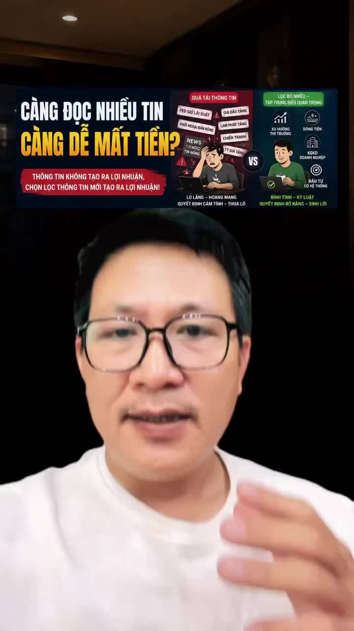 ĐỌC TIN SUỐT NGÀY, TÀI KHOẢN VẪN ĐỎ?😎 
#VNINDEX #ChungKhoan #CoPhieu #TaiChinhHanhVi #NhaDauTu
