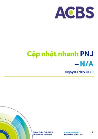 PNJ: Báo cáo cập nhật 07/07/2026