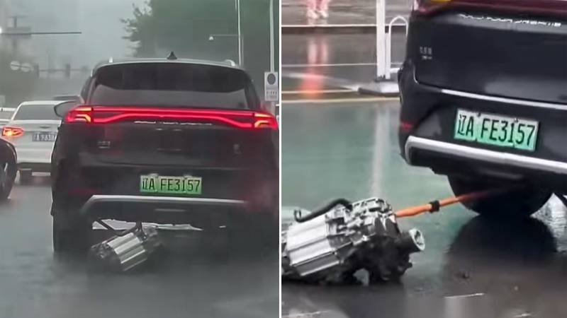 Ôtô điện 'đẻ rơi' môtơ giữa đường, hãng nói không phải lỗi sản xuất