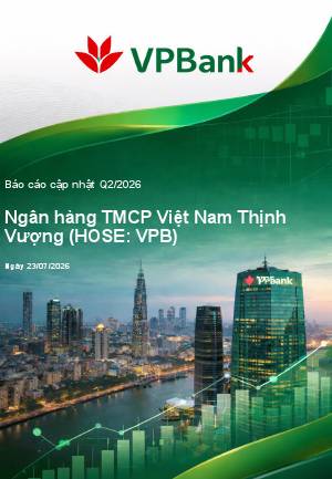 VPB: Khuyến nghị  MUA  với giá mục tiêu 34,000 đồng/cổ phiếu