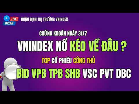 Cập nhật vị thế thị trường ngày 31/7: Kịch bản vnindex quan trọng trong nhịp phục hồi, cơ hội và rủi ro ngắn trung hạn