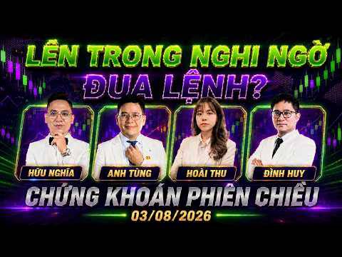 Chứng khoán hôm nay 03/08/2026: dòng tiền tiếp tục lan tỏa, Vn-index lên trong nghi ngờ – giải mã quy luật tạo sóng & bản đồ đi vốn tháng 8!