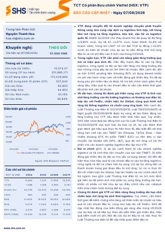VTP: Báo cáo cập nhật KQKD Q2/2026