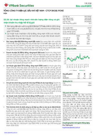 POW: Báo cáo cập nhật KQKD Q2/2026