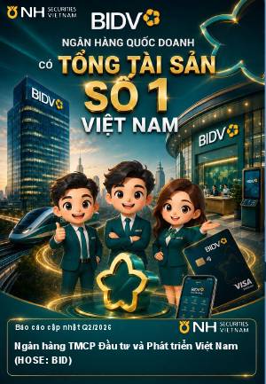 BID: Khuyến nghị  MUA với giá mục tiêu  47,720 đồng/cổ phiếu
