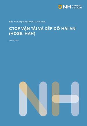 HAH: Khuyến nghị MUA với giá mục tiêu 61,600 đồng/cổ phiếu