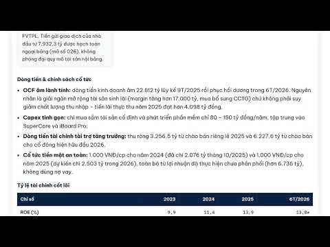SSI (cập nhật 2026): nền tảng vững vàng, định giá hấp dẫn