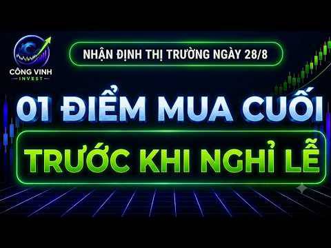 Nhận định thị trường ngày 28/8: 01 điểm mua cuối trước khi nghỉ lễ!!?