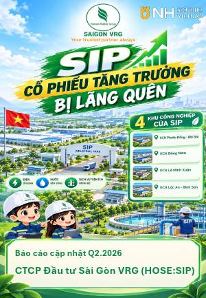 SIP: Khuyến nghị  MUA với giá mục tiêu 74,000 đồng/cổ phiếu