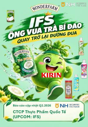 IFS: Khuyến nghị MUA với giá mục tiêu 25,555 đồng/cổ phiếu