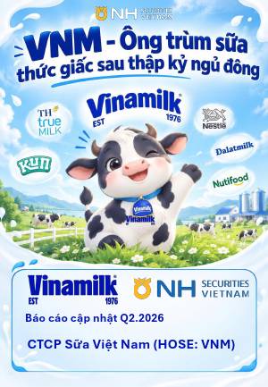 VNM: Khuyến nghị MUA với giá mục tiêu 88,888 đồng/cổ phiếu