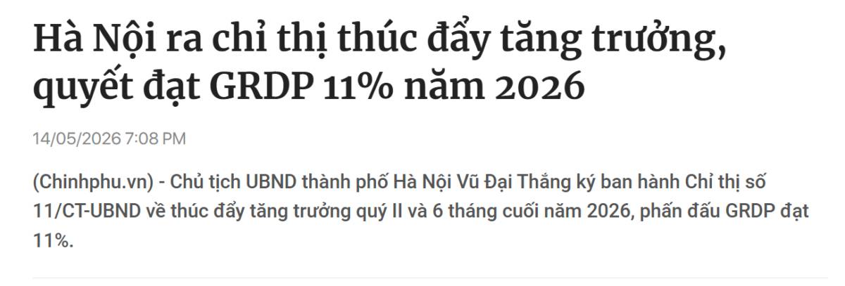 Nghị quyết 168- Khi Tăng trưởng là mệnh lệnh điều hành. Nghị quyết 168/NQ-CP ban hành cuối tháng 6/2026  ...