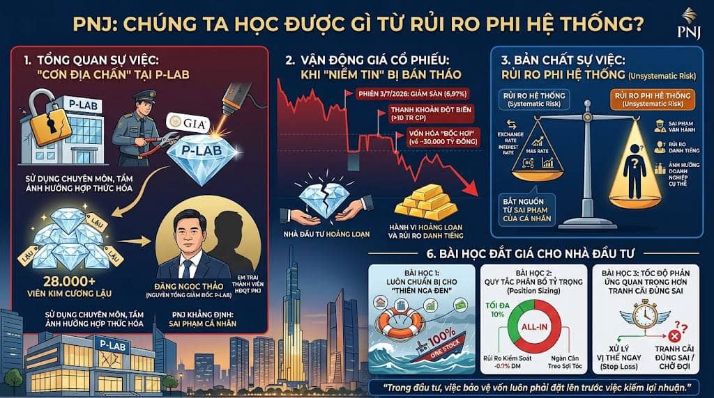 PNJ: Chúng ta học được gì từ rủi ro phi hệ thống?