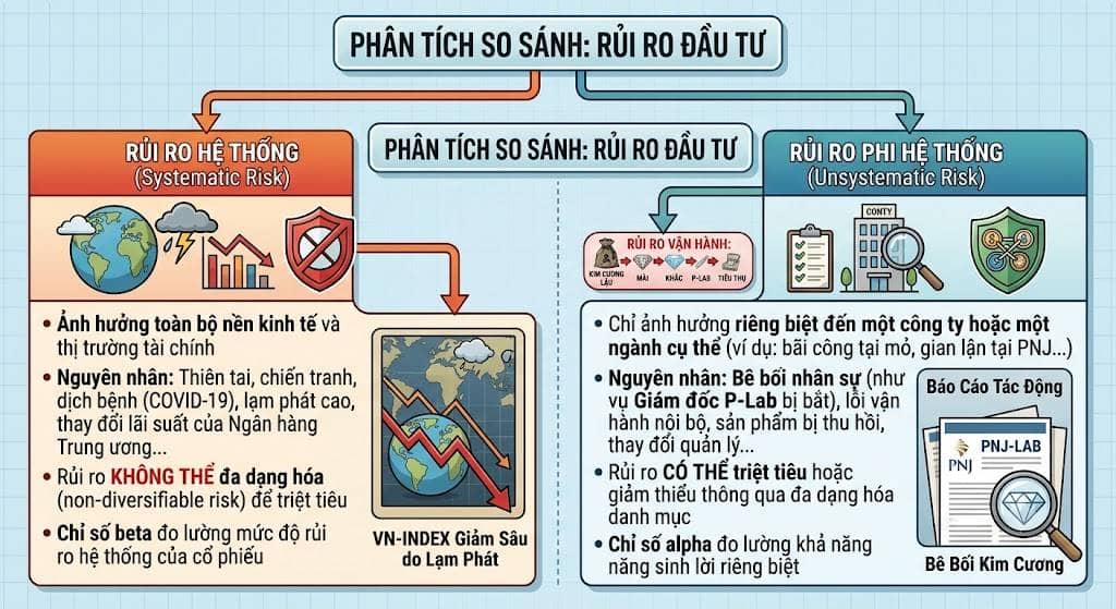 PNJ: Chúng ta học được gì từ rủi ro phi hệ thống?