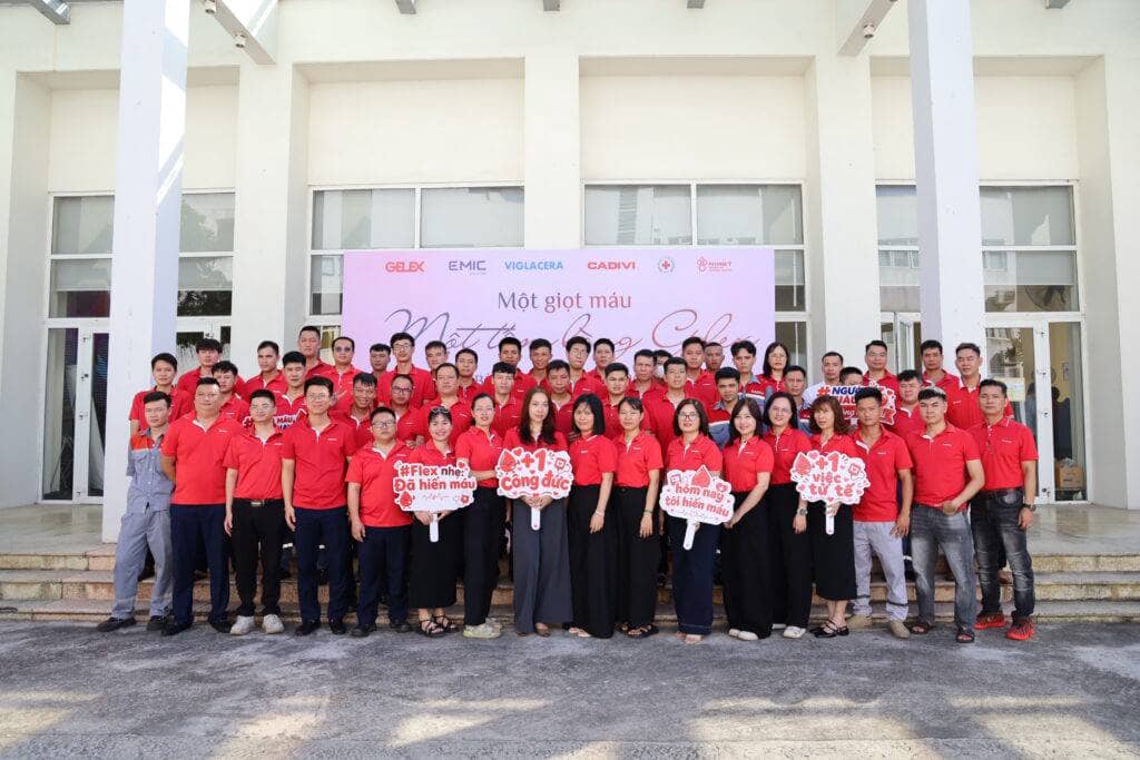 GELEX triển khai chương trình hiến máu tại 6 điểm trên toàn hệ thống
