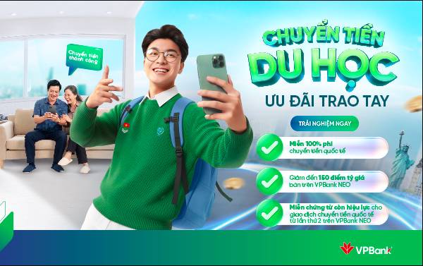 Kinh nghiệm chuyển tiền du học an toàn, thuận tiện trong thời đại số tại VPBank 