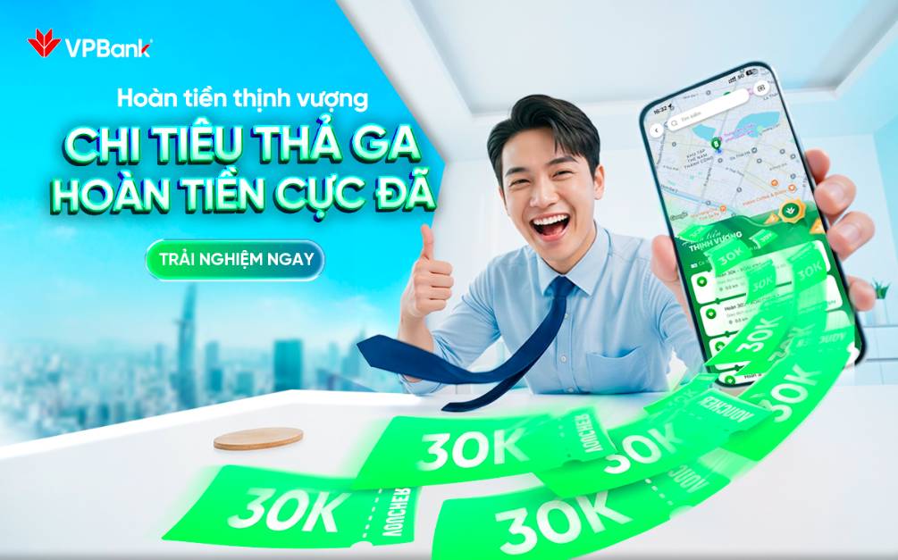 Săn voucher quanh bạn với VPBank NEO: Trải nghiệm hoàn tiền tiện lợi trong tầm tay