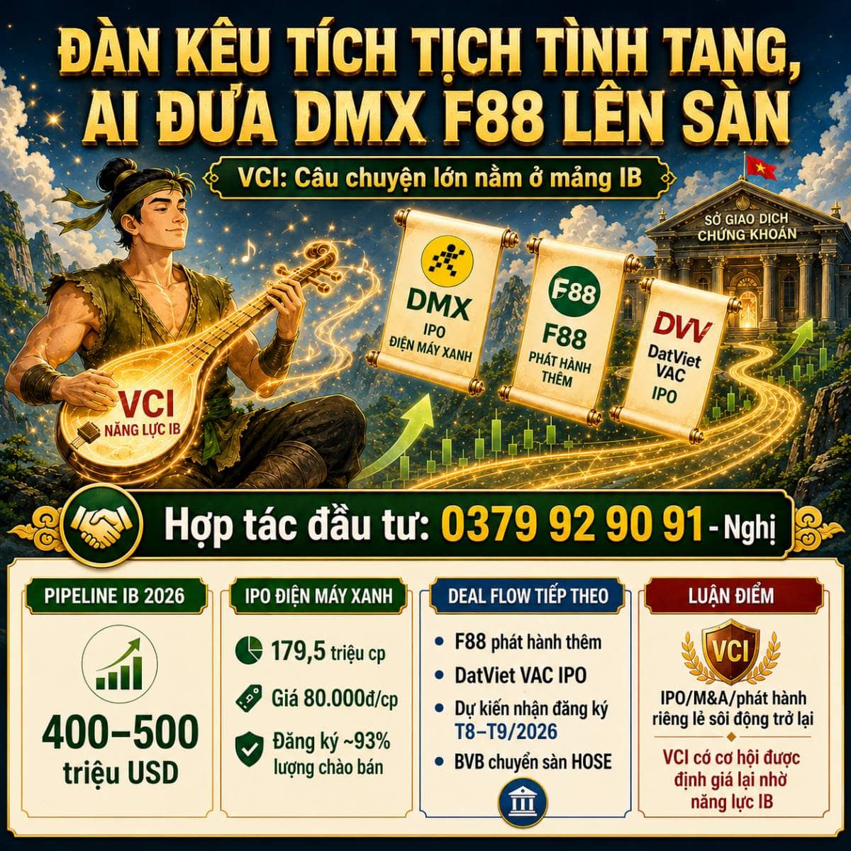 VCI - "Đàn kêu tích tịch tình tang, ai mang F88 DMX lên sàn"