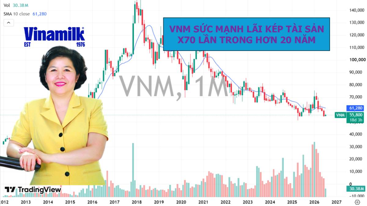 Từ khoản vốn ban đầu 1.500 tỷ, VNM đã trở thành khoản đầu tư thành công nhất của dòng vốn Nhà nước