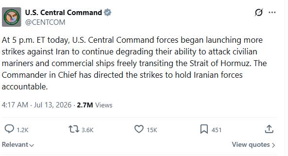 Mỹ tấn công Iran: Giá dầu đầu tuần tăng vọt, CPI và mùa báo cáo quan trọng