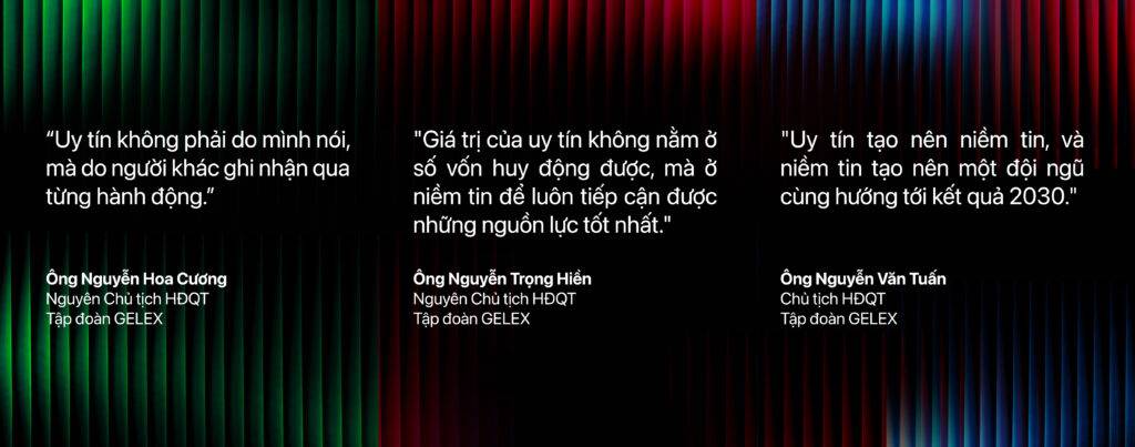 Ba thế hệ lãnh đạo GELEX: Một giá trị được trao truyền