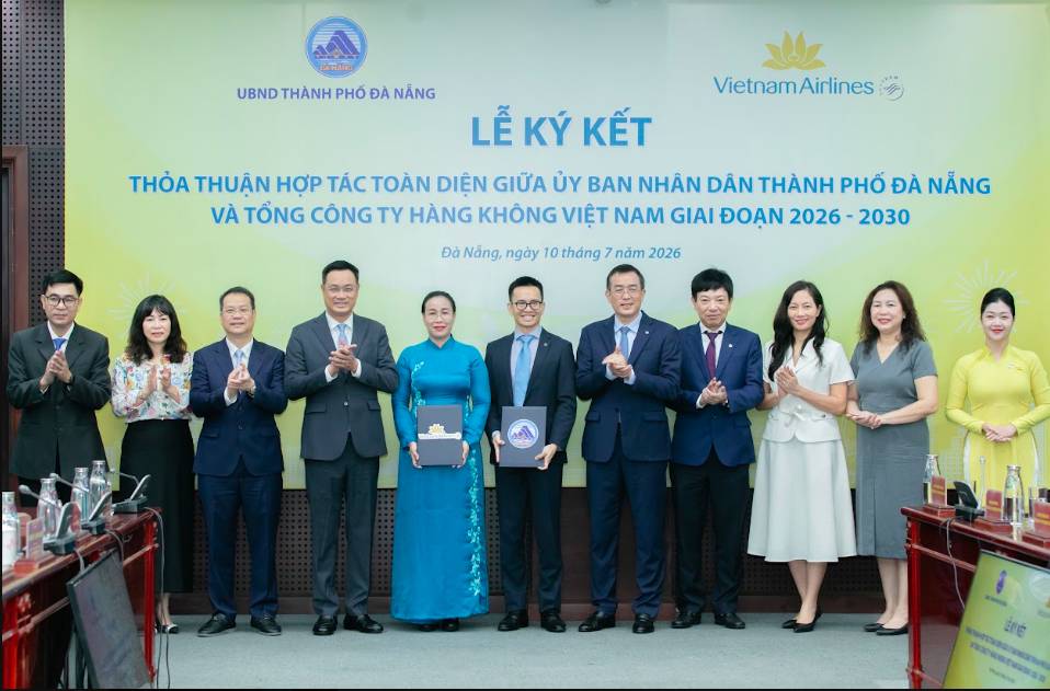 Vietnam Airlines và Đà Nẵng mở rộng hợp tác hàng không, du lịch và đầu tư