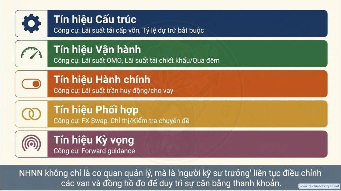 Bộ công cụ lãi suất điều hành của NHNN